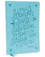 NKJV Thinline Bible Teal Red Letter Indexed (Similpelle)