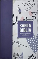 RVR60 Biblia Letra Grande Lila Tamaño Manual (Similpelle)