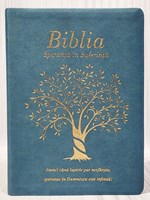 Bibbia in rumeno Speranza nella sofferenza Blu polvere - 20699 (Similpelle)