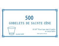Confezione da 500 Bicchierini per la Santa Cena