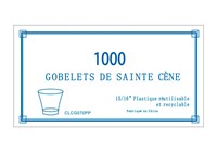 Confezione da 1000 Bicchierini per la Santa Cena (Scatola)