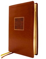 NASB Personal Size Bible Large Print Brown (Similpelle)