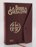 La Bibbia di Gerusalemme copertina in plastica con bottone