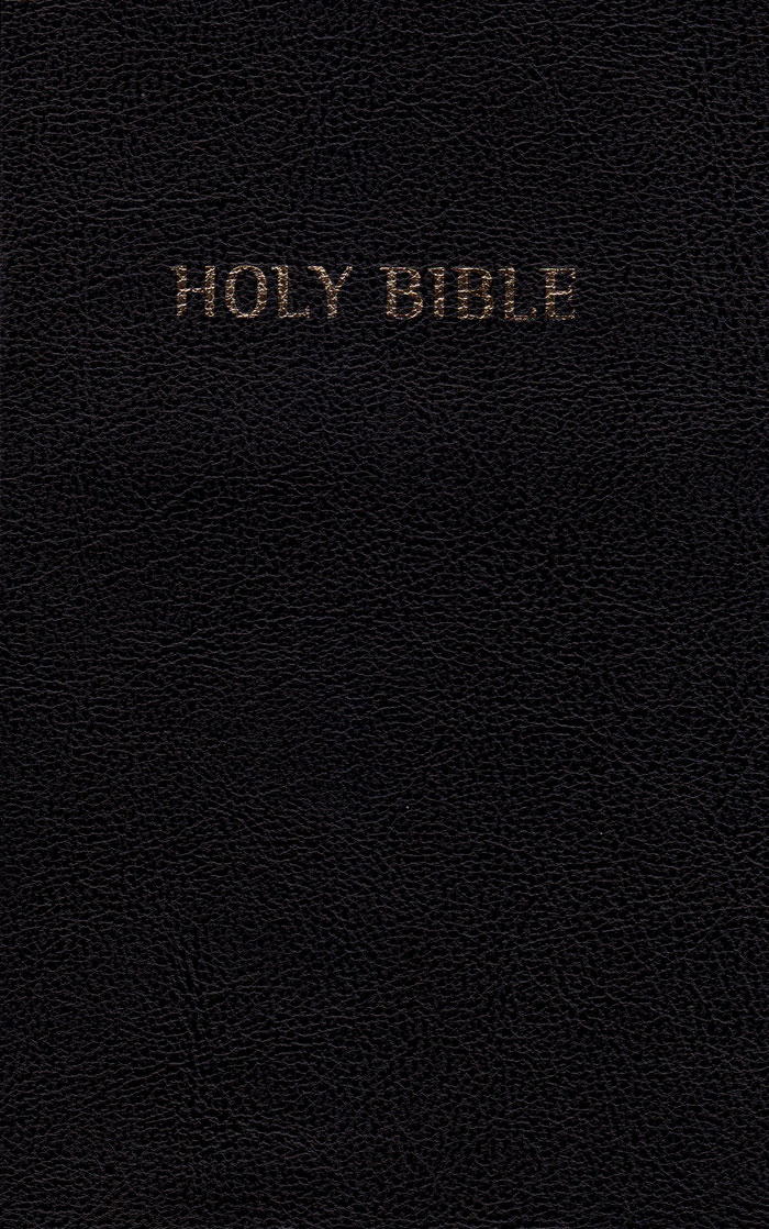 ERV Holy Bible Black