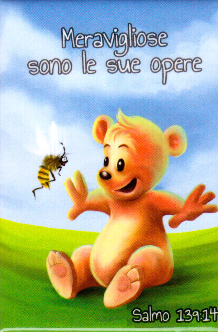 Calamita Orsetto e ape Salmo 139:14