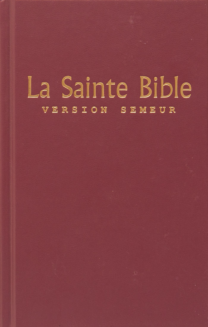 La Saint Bible Version Semeur - Bibbia in francese Rigida Rossa