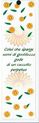 Segnalibro "Colui che sparge..."