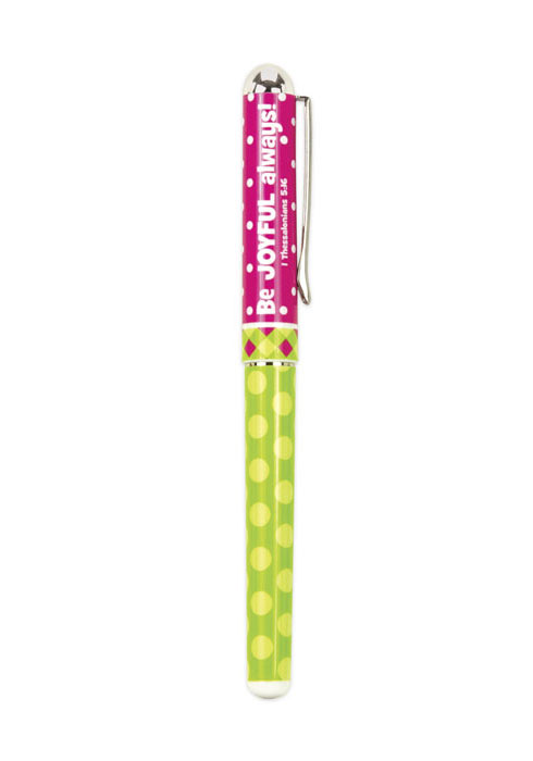 Penna a sfera "Be joyful always"