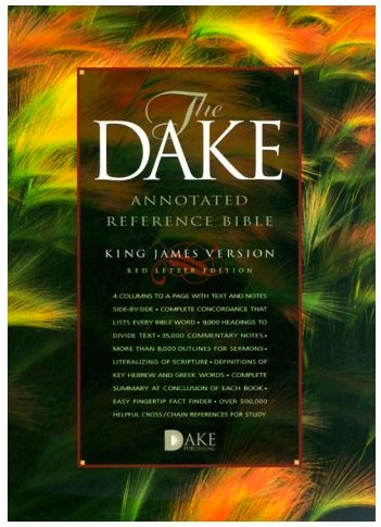 KJV The Dake annotated reference Bible