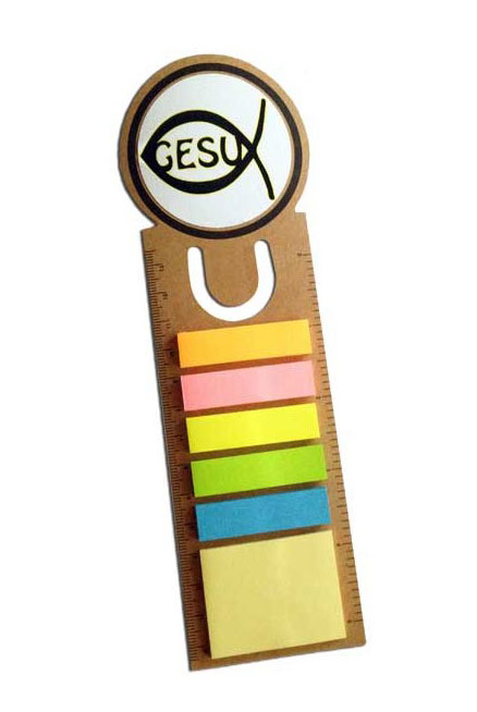 Post it con segnalibro-righello "Gesù"