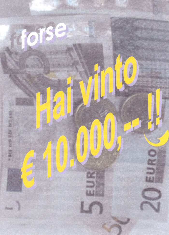 Forse hai vinto 10.000 €