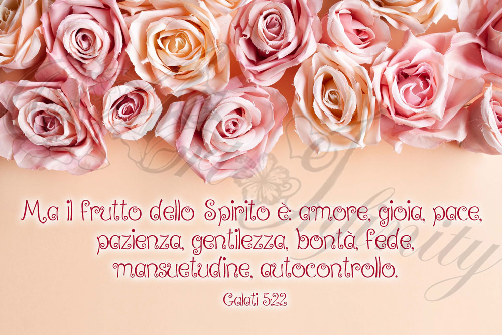 Quadro "Frutto dello Spirito" - Rettangolare medio (RTN015)