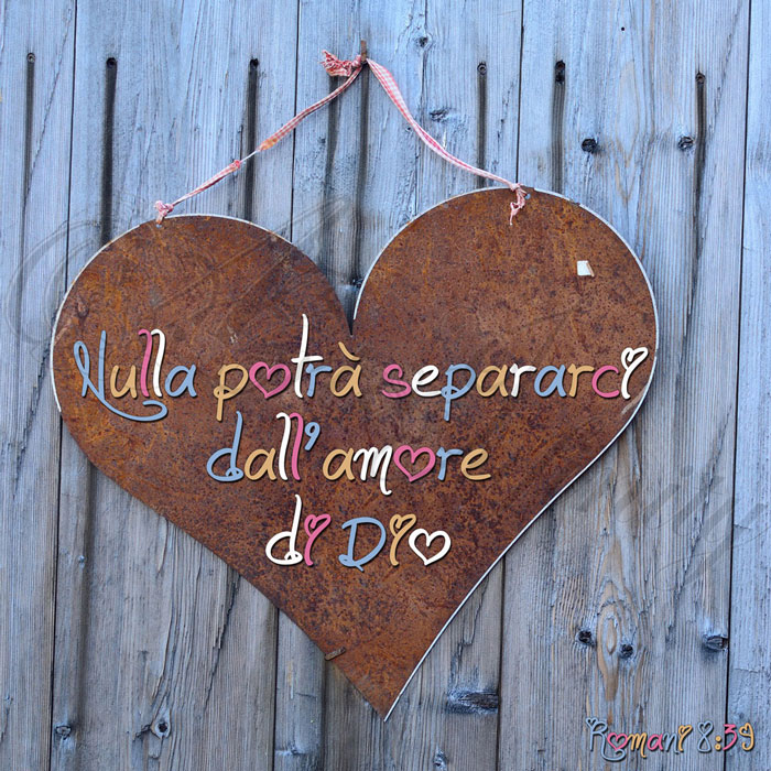 Quadro "Romani 8:39" - Quadrato (QDR011)