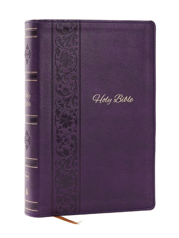 NKJV Bible Personal Size Giant Print Purple