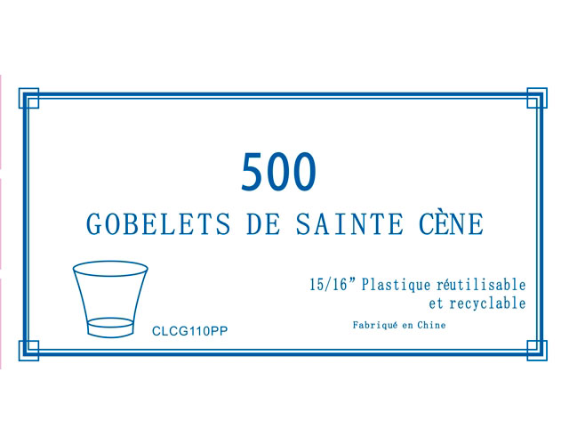 Confezione da 500 Bicchierini per la Santa Cena