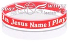 Braccialetto "In Jesus name I play - Soar on wings Isaiah 40:31" in Silicone