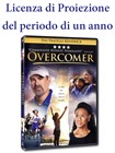 Licenza di Proiezione del Film "Overcomer" della durata di 1 anno
