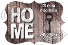 Quadro "Home - Giosuè 24:15" - Sagomato (SGM013)