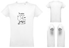 T-shirt bianca da uomo "Io posso ogni cosa" - Taglia XL