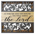 Decorazione in legno Serve the Lord